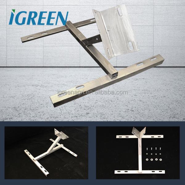 IGREEN Hot-dip Galvanized Steel Bracket For Solar Panel Mounting Structure With 120-Year Warranty Gray