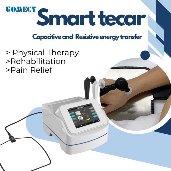 Portable 448khz Tecar Physiotherapy Equipment Pain Relief Tecar Therapy Diathermy High Quality Smart Tecar Machine