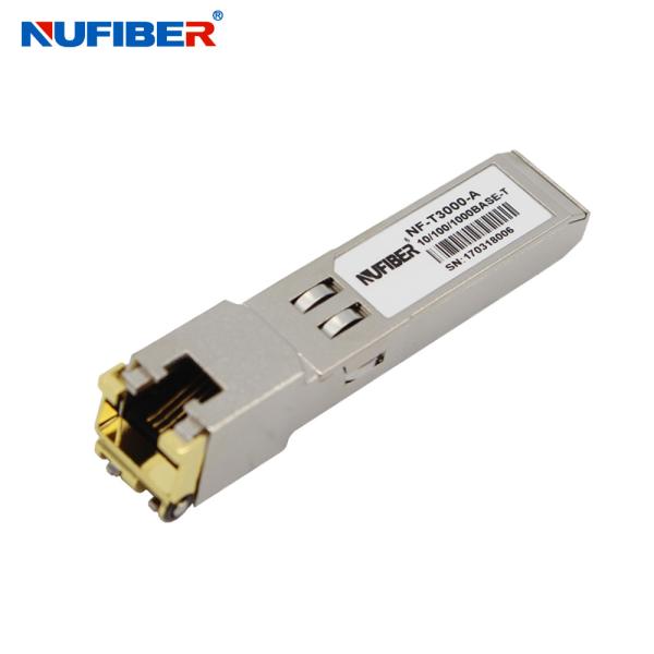 1.25 Gigabit Ethernet SFP Module 100m Rj45 SFP Transceiver Copper Module