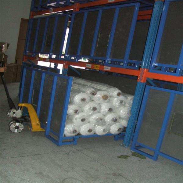 Contenedor de armazenagem e transporte de tecido metálico dobrável