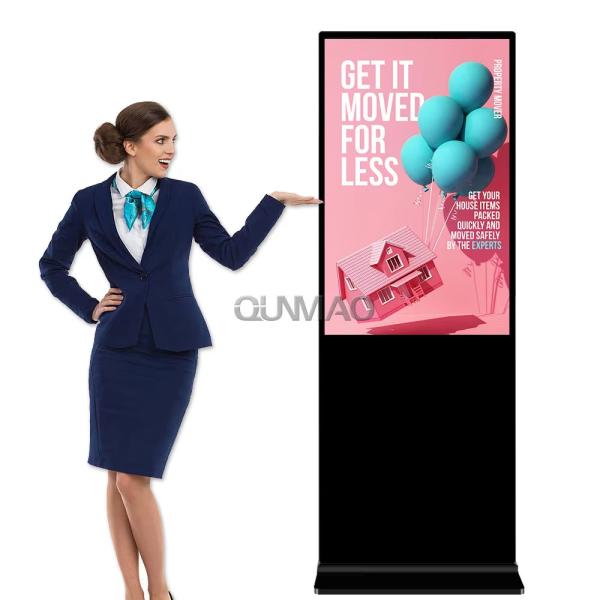 High Brightness LCD Display Monitor with Touch Screen and 4K Resolution for Indoor Digital Signage