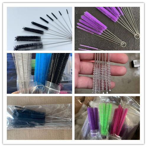 8.2 Inch 10pcs Drinking Straw Cleaning Brush Nylon Cleaner Brush Kit