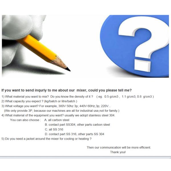 Blender ленты смесителя стали углерода 75kw 20000L