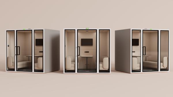 Customizable Freestanding Sound Proof Meeting Pods Soundproof Home Office Pod