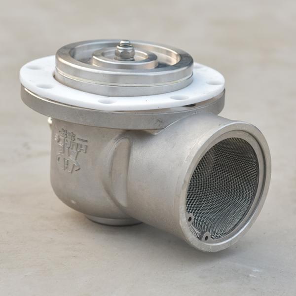 Válvula de recuperación de aceite y gas de acero inoxidable de pie para cisterna con diseño y pie, presión nominal 0.4Mpa