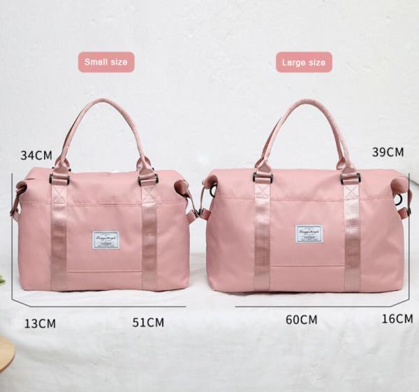 Women Travel Bag Fashion Multi Functional Dry Wet Separation Fitness Bag