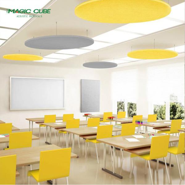 Polyester Fiber Acoustic Panel 600x1200mm 24mm Sound Absorbing Wall Board for Indoor Pool Interior Decoration