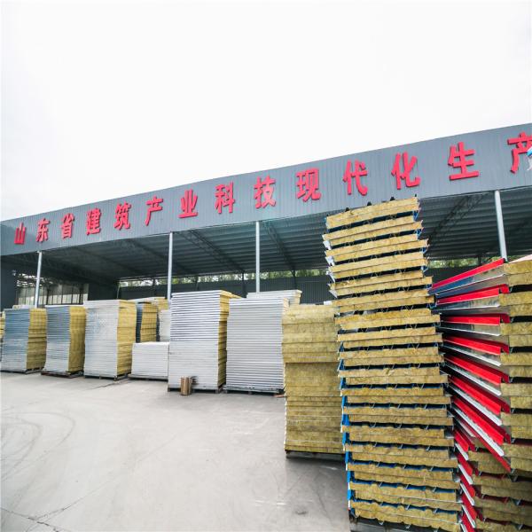 Zontop Rock Woll Sandwich Roofing Panels/sheets Factory Price 75mm 50mm Construction  Sandwich