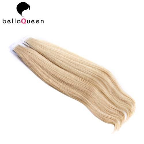 Extensão de trama sem produto químico, extensão do cabelo da pele brasileira do cabelo 613 reto