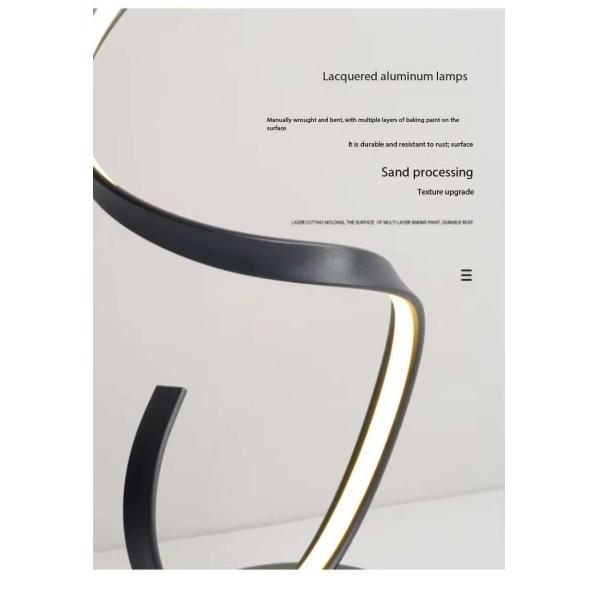 Corner Luxury Arc Smart Minimalist Hotel Living Room Bedroom Floor Light Standing Led Modern Lamp