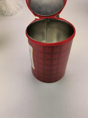Cylindre Tin Box With Zipper Closure de la preuve D130mm de la lumière EN71
