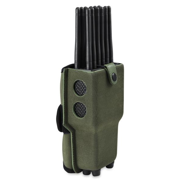 Plastic 12 Antennas Multifunctional Mobile Phone Signal Jammer Blocking All 2G.3G.4G.5G Mobile Phone Signals and GPSL1 WIFI Lojack Signals