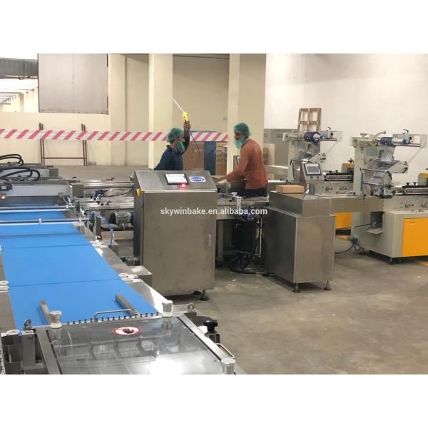 машина упаковки пакета подачи печенья вафли шоколада 100~200bags/Min