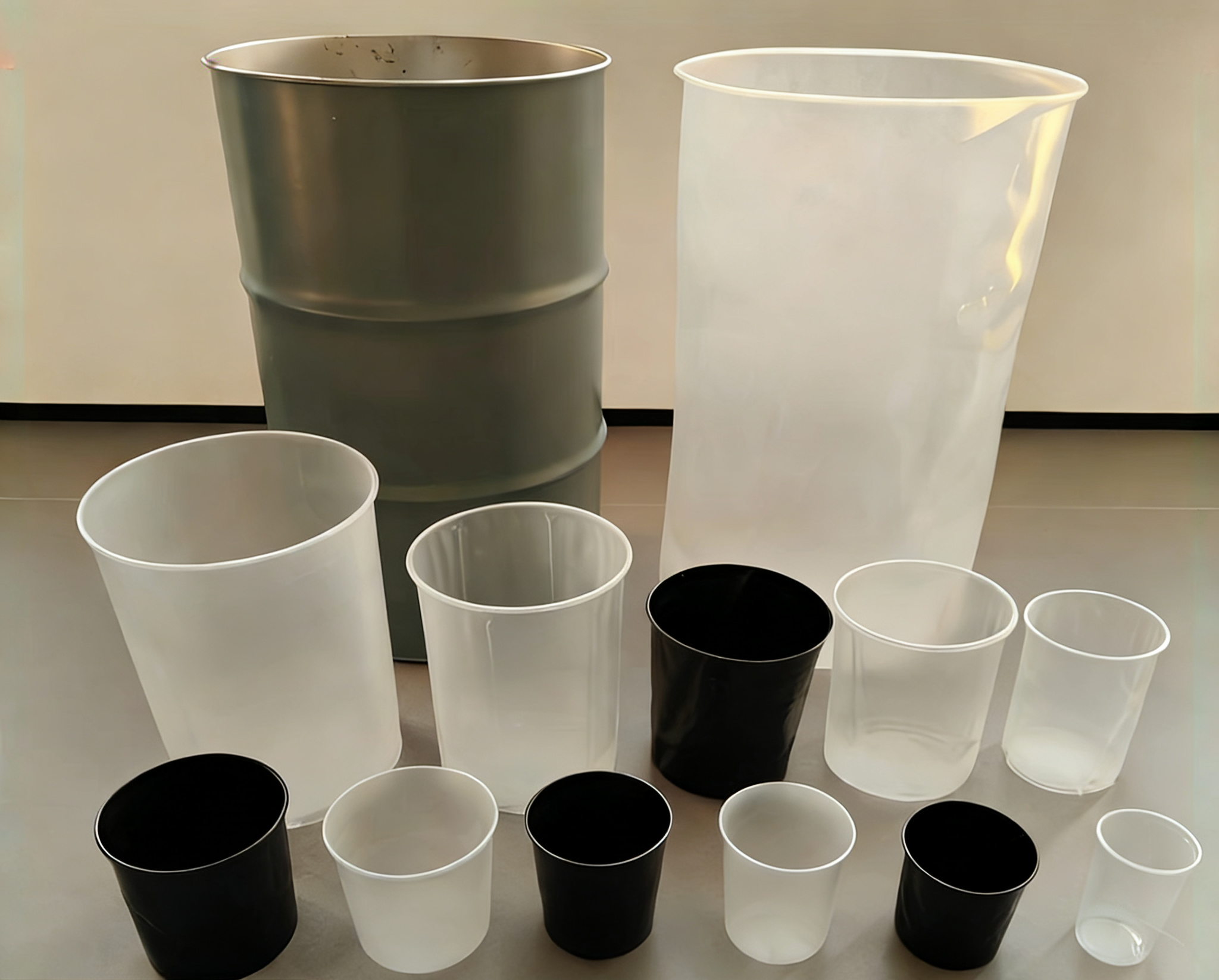 Hot Sale Custom Round Polyethylene Drum Liner for 20 Liter Bucket Pail Liner Bag for Painting Bucket