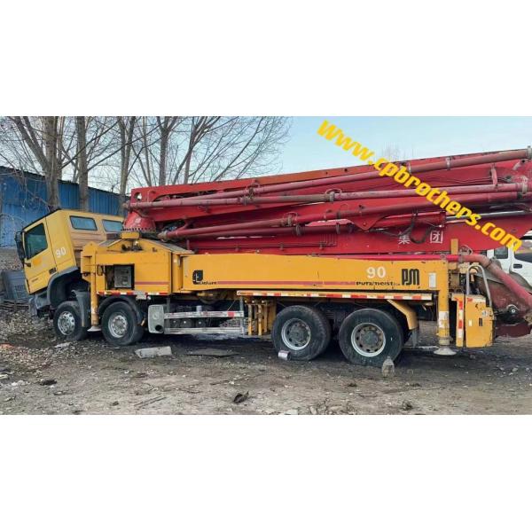 2006 Putzmeister 46m Под стабильной работой Бетонный насос с вибрирующей амплитудой 2,6 мм