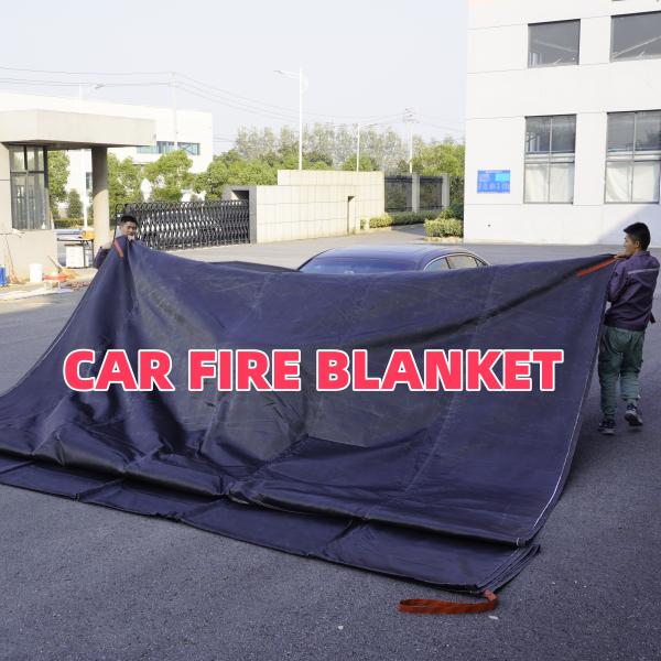 Kit de mantas contra incendios EV Gris Resistencia térmica a 550°C