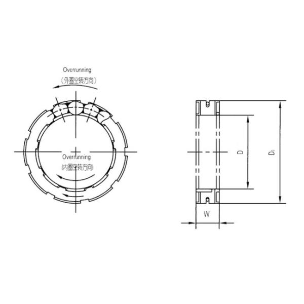 Freewheel проарретировал одну муфту пути нося высокий стартер FWD332008BRB мотоцикла сплава