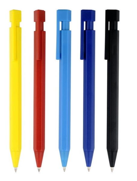 promotional gift use plastic solid color pen,solid color ball point pen