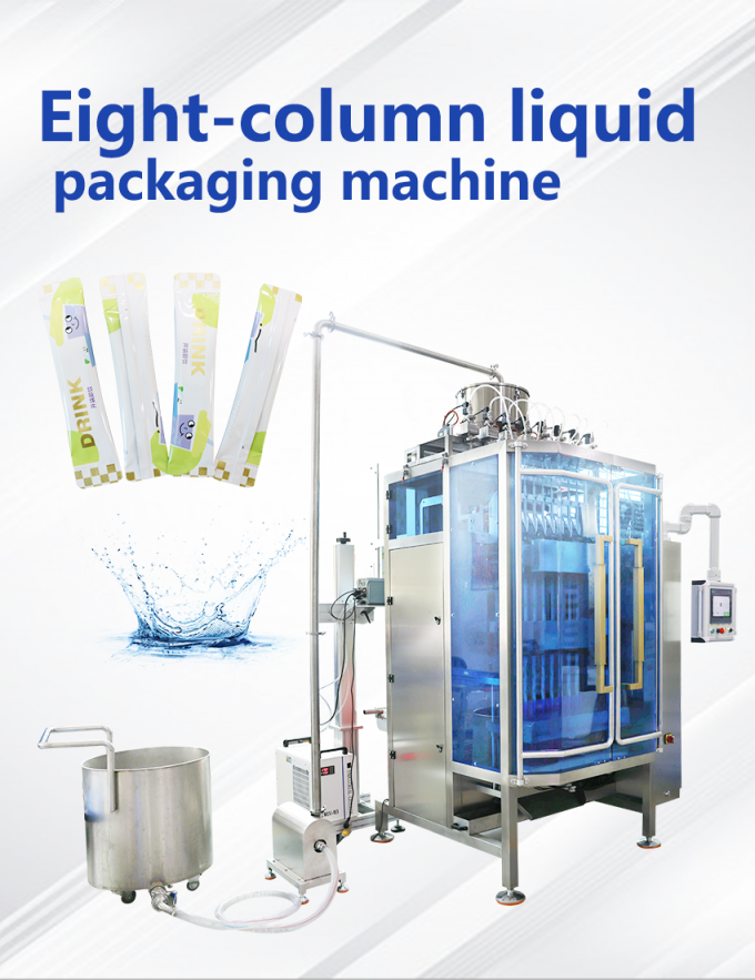Fully Automatic Multilane Liquid Sachet Creamy Dressing Filling Machine