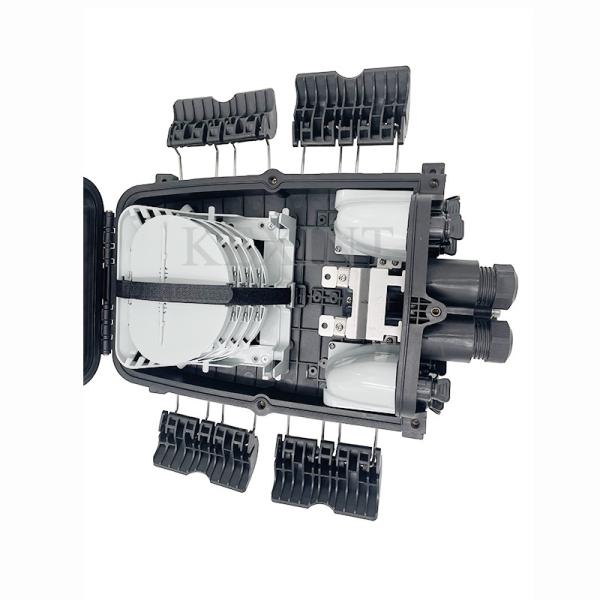 8 Ports Outdoor Fiber Optic Splice Enclosure Waterproof IP 68