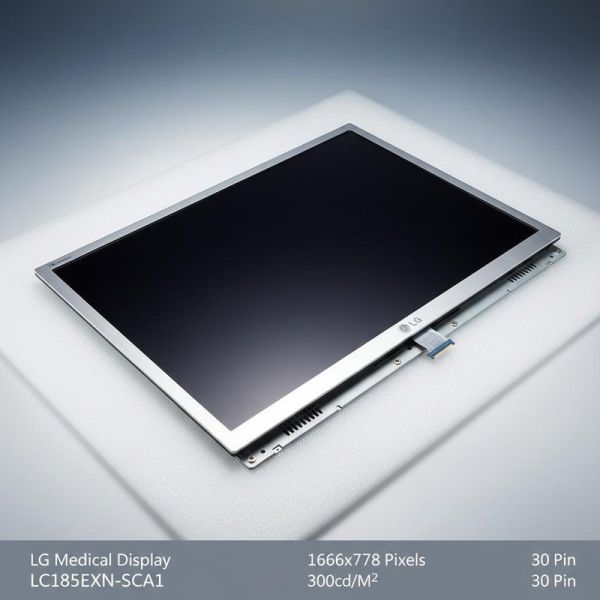 LG 18.5 Inch Industrial LCD Panel with 300cd/m2 Brightness and 30 Pin Connector for Medical and TV Use