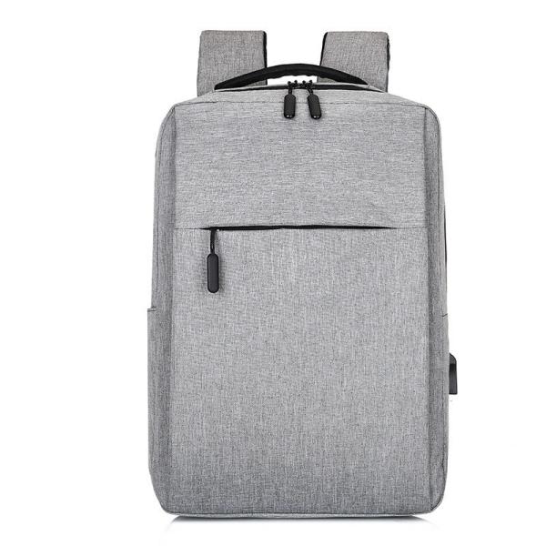 Custom Logo Fashion Style Travel School College Bag Smart USB Laptop Bag for Computer