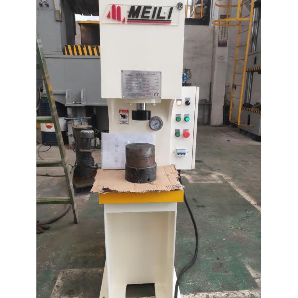 2.5Ton C Frame Hydraulic Press Machine Moto Pump PLC HMI TPC