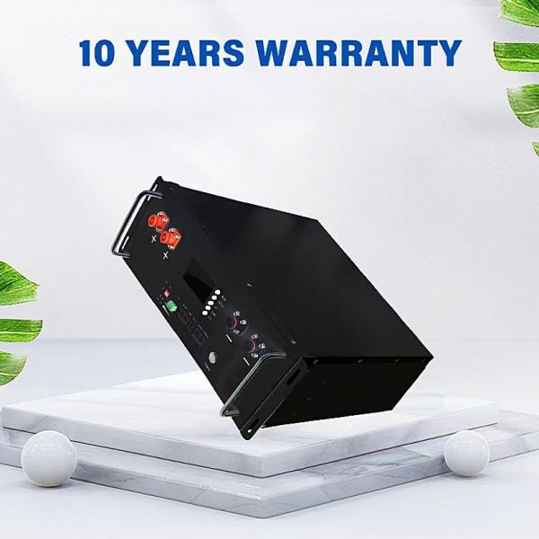 Smart BMS LiFePO4 10kwh 48V 200Ah Solar Lithium Ion Server Rack Mounted Battery Pack For Solar System