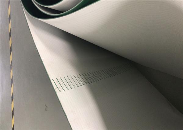 High Tensile PVC Flat Belt Conveyor 2mm Thickness Corrugator Belt Environmental Friendly