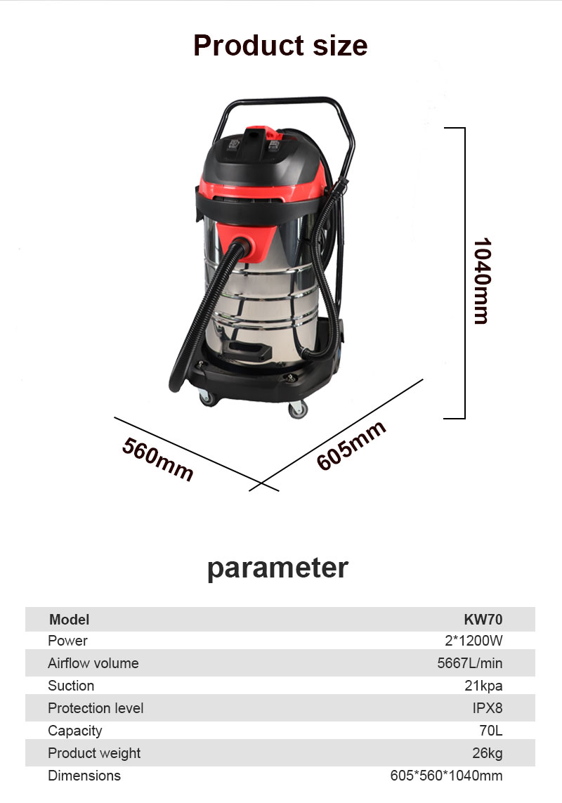 Hotsale Commercial Hotel Handheld Vacuum Cleaner Powerful Suction Deep Cleaning Carpet Cleaning Machine