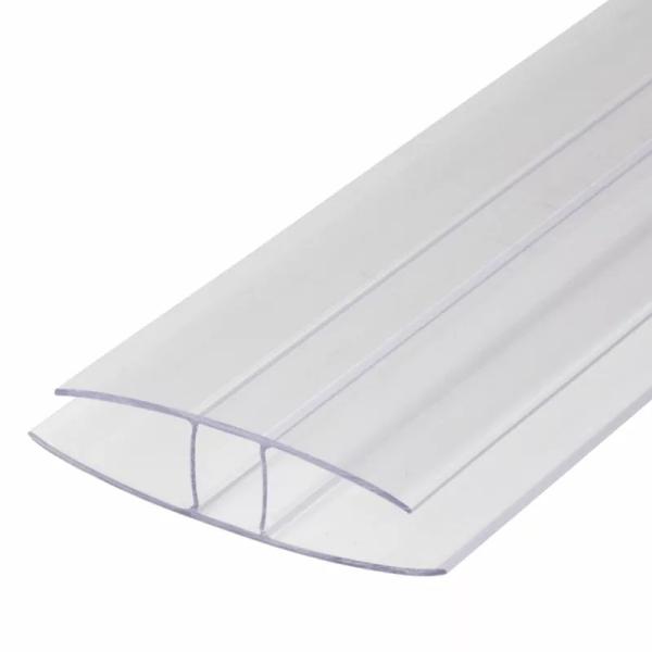 4mm -20mm Transparent Polycarbonate H Profile / Polycarbonate U Profile