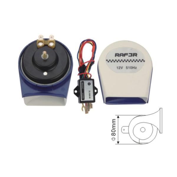 DC12v / 24v Car Horn Replacement 510Hz 115DB Dia 80mm And White Color