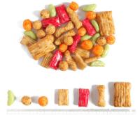 Petiscos do alimento da mistura do biscoito do arroz de sopro, habilitado kosher da mistura do petisco do biscoito de ostra