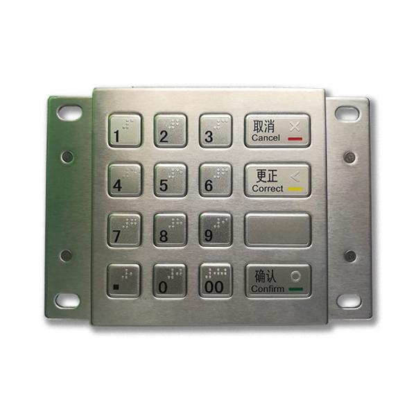 DES 3DES киоска оплаты ATM шифровал пусковую площадку Pin EPP металла с USB 16 ключей Шрифта Брайля