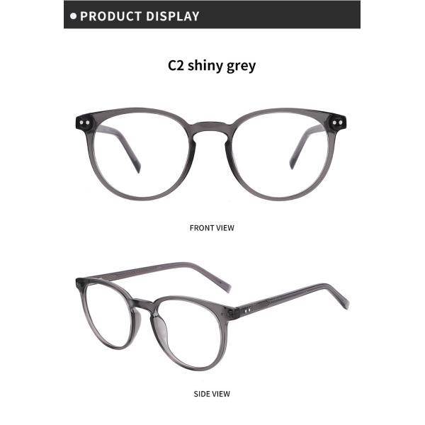 Очки ацетата OEM Handmade обрамляет первоклассные ретро винтажные Очкиes круга