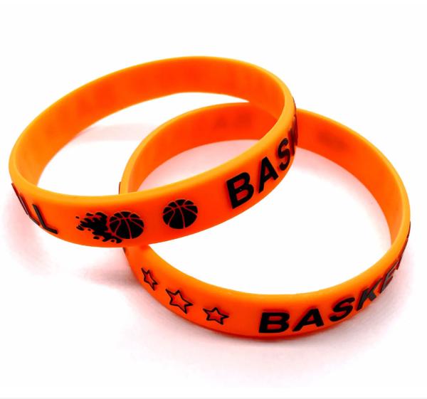 Smiling Face Silicone Rubber Toy , Silicone Wristband Bracelet For Commercial Gift