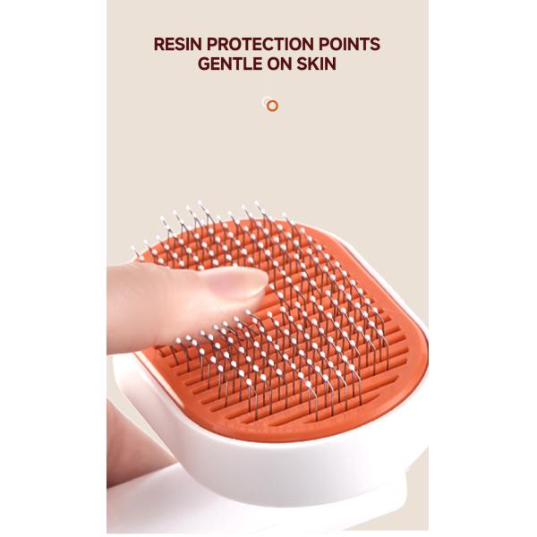 Pet Dog Brush  Hair Removal Grooming Tools Cat One-Button Slicker Self Cleaning Comb