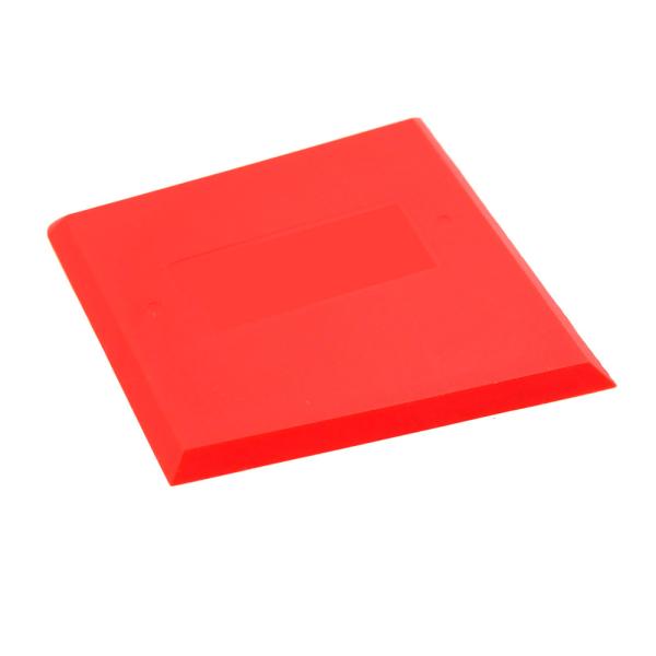 Lightweight  Red Silicone Sealant Spatula 3/16 Thick Silicone Caulk Scraper