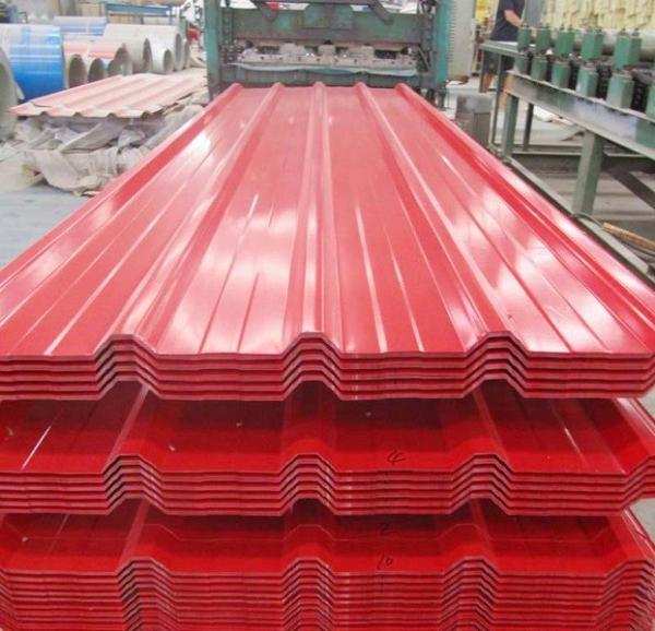SGC570 SGC340 Color Coated Profile Sheet 6cm 28 Gauge Corrugated Metal PPGI PPGL galvanized roofing sheet