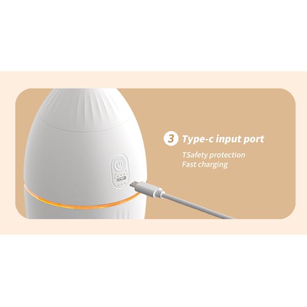 Cute LED Lamp Ultrasonic Air Humidifier Nano Mist Cool Sprayer For Personal Space