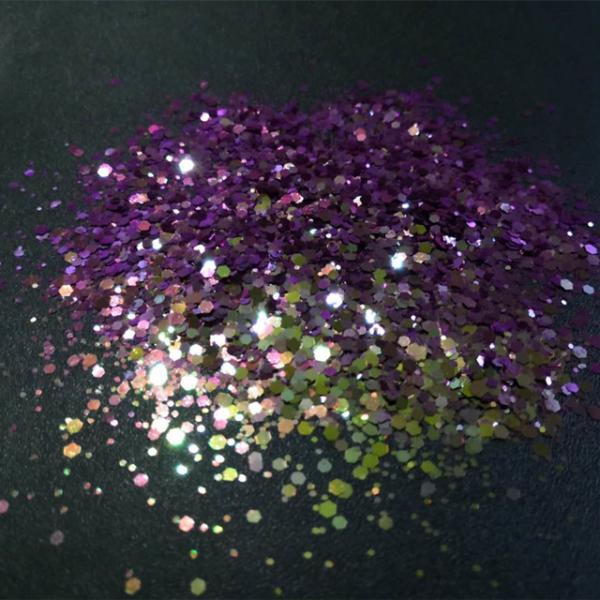 Valentine's Day Diwali-Packaged Bag Dropshipping Glitter Chameleon Chunky Nail Art Supplies Shift Color 3D Decorations