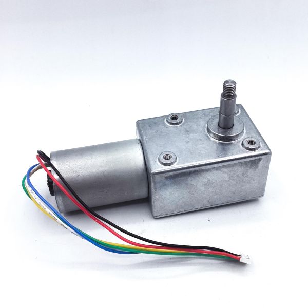FT-82SGM4260 DC 12V 24V Brushless Self Lock Worm Gear Motor High Torque Low Speed Regulating Motors