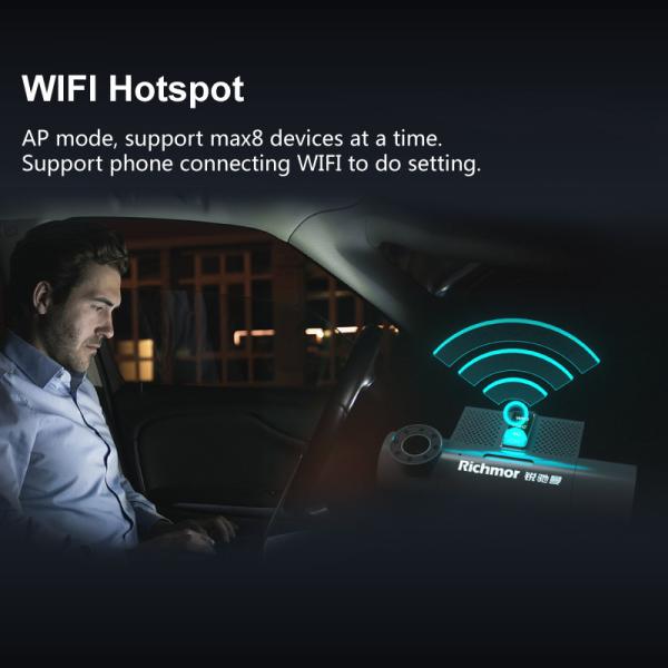 NIGHT VISION 4G WIFI GPS SIM Card SD Storage Mobile DVR for Dual Dashcam Surveillance