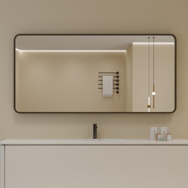 Led Bathroom Smart Touch Screen Mirror Silver Backlit Led Lighted Mirror Illuminated Bath Mirror