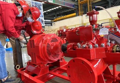 Centrifugador movido a motor bonde da bomba de fogo de 1000GPM@170PSI para o prédio de escritórios
