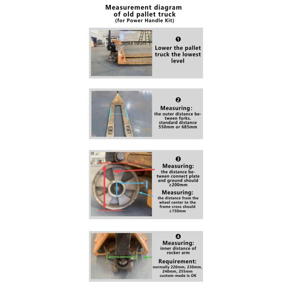 Электрические весы для подъема и перемещения поддонов обновляют старые ручные поддоны на 550 мм