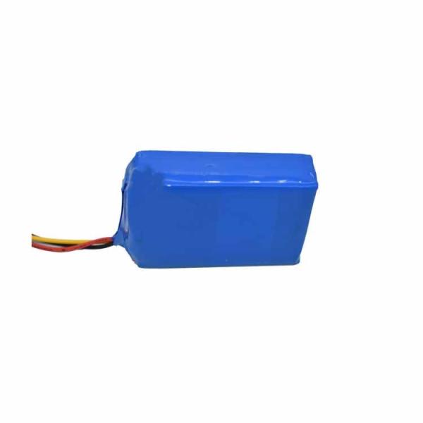 13.32Wh 3.7V 3600mAh Lithium Polymer Rechargeable Battery, Blue Heat‑shrink Wrapped Soft Pack Li‑po Battery with Red Black Wires for Portable Devices, CE Certified