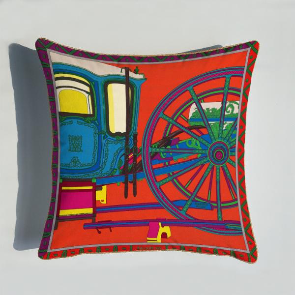 Living Room Decorative Garden Seat Large Sofa Cushions Digital Printed Throw Pillow