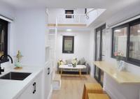 Maison moderne avec cuisine et salle de bains Luxe maison préfabriquée sur roues