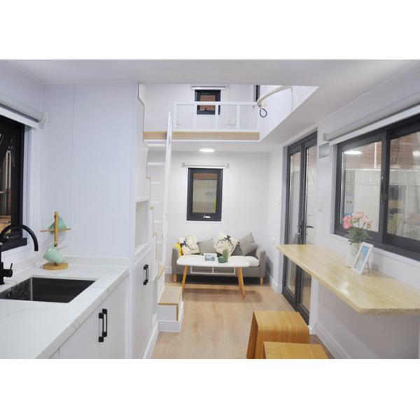 Cheap Tiny House On Wheels With Solar Panels Prefab Modular Home Ready To Ship